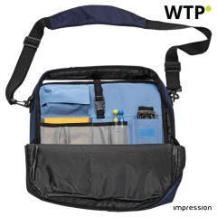 Borsa per laptop in poliestere (1680D) Lulu, blu, 6209-005999999