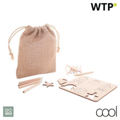 Ravya, colouring Christmas shape matching game, natural, AP716806