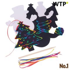 Božićna kuglica za ogrebotinu Južni pol, siva, EG5277MC