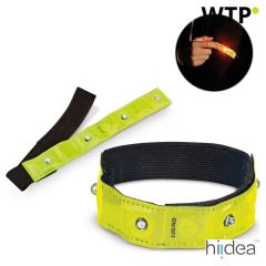 BRACCIALE riflettente VISIBLE con 4 LED rossi, giallo, 98515-108