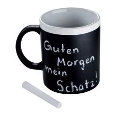 Becher mit Kreide "Triest", Weiß, EG027006