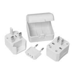 Adattatore da viaggio Peru, bianco, EG039406