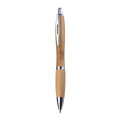 Penna a sfera Brentwood in bambù, marrone, EG045701