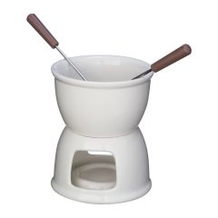Schokoladenfondue-Set Stamford, Weiß, EG055406