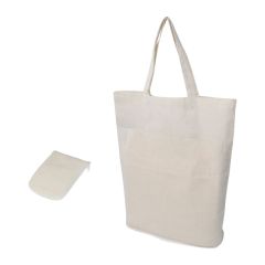 Foldable Shopping Bag Ferrara 140 g/m², Beige, EG085913