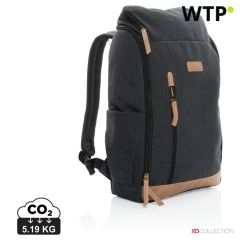 Impact AWARE™ 16 oz. recycled canvas 15 laptop backpack, XDP760.24-4E9D826D