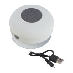 Bluetooth zvočnik za kopalnico, bela, EG095206