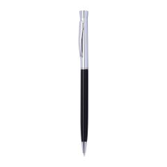 Slim metal ballpoint pen, Black, MA1087103