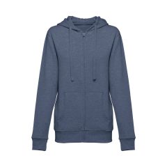 THC AMSTERDAM WOMEN II, felpa donna in cotone e poliestere con zip integrale, 11180