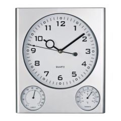 Wanduhr Den Haag, grau, EG121307