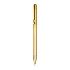 Aluminium push pen, shiny metalic, MA12614