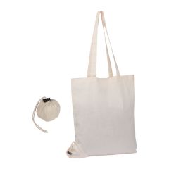 Foldable Cotton Bag Kleholm 100 g/m², White, EG141106