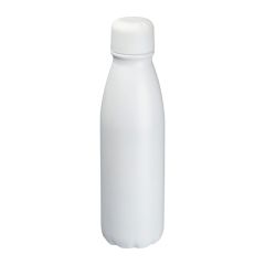 Aluminium drinking bottle 600 ml, White, EG151206