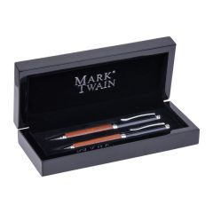 Mark Twain Holz-Schreibset, Beige, MA1538113