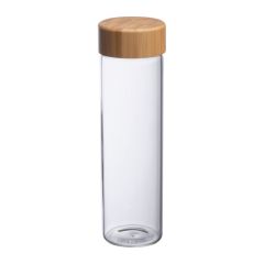 Staklena boca s bambusnim poklopcem Santa Cruz 500 ml, transparentan, EG154166