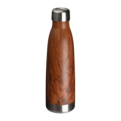 Bottiglia in acciaio inox con aspetto in legno Tampa 500, marrone, EG158201