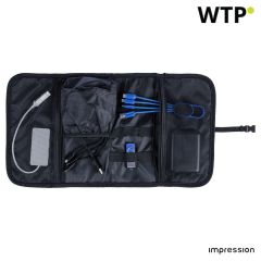 1680D polyester roll-up bag Johnny, black, 1172422-001999999