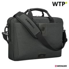 16 Laptop Briefcase with Tablet Pocket, grey, EGWR612263