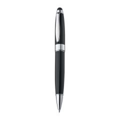 Kugelschreiber aus Metall mit Touch-Funktion, Schwarz, MA1851003