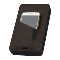 Reisewallet mit Powerbank, Schwarz, MA2075103
