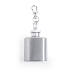 Hip Flask Keyring, silver, OTK21007009000