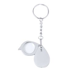 Portachiavi con lente dingrandimento, argento, OTK21257009000
