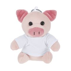 Privezek za ključe Teddy, bela, OTK22299001000