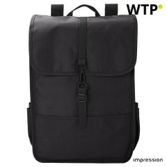 RPET Polyester (300D) flap backpack Lyric, 1015154