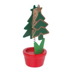 Memo holder in christmas tree design, Zelenjava, MA25276MC