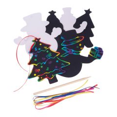 Ornament Set of scratch paper, Vegyes, MA25277MC