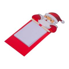 Santa Claus fridge magnet with notepad, rdeča, MA2551605