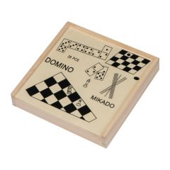 Collezione di giochi in legno Riga, beige, EG269713