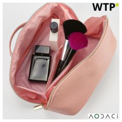 Borsetta da toilette Macao da 3,5L in pelle con cerniera e manico, ATB004