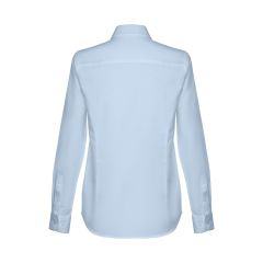 THC TOKYO WOMEN, Camicia oxford donna a manica lunga con bottoni color perla, 30154