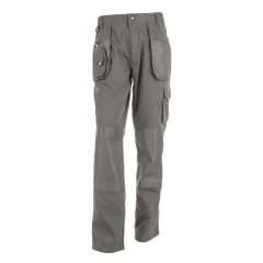 THC WARSAW, pantaloni da uomo in cotone e poliestere, grigio, 30178-113-XS