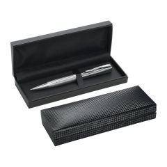 Penna a sfera in metallo Chester, grigio, EG303507
