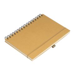 A5 Cardboard Notebook Silkeborg, Beige, EG321713