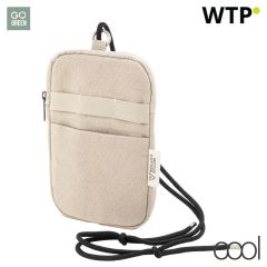 CanvaFon, recycled canvas crossbody mobile bag, AP800129