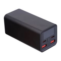 Aluminijski powerbank 20000 mAh, crno, MA3539103