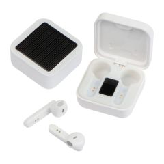 Bluetooth slušalke s sončno energijo Ontario, bela, EG359106