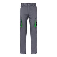 VL FIDES, pantaloni due tonalità con multi-tasche elasticizzati (240g/m²), in cotone (46%), EME (38%) e poliestere (16%), 36031