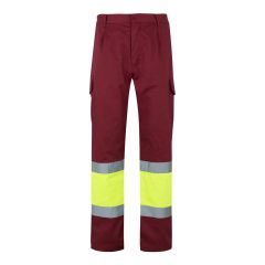 VL ATHENA, pantaloni twill bicolore (210g/m²), foderati, multi-tasca, in cotone (20%) e poliestere (80%), 36052