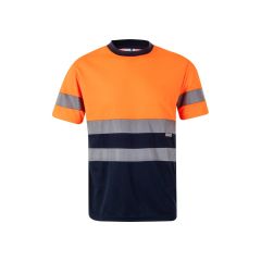 VL BRAHMA, T-shirt tecnico bird-eye bicolore (140g/m²) in poliestere (100%), 36093