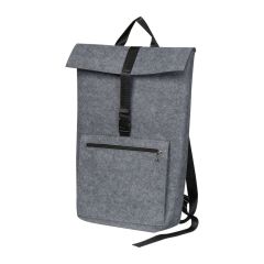 Zaino in feltro riciclato Birmingham, grigio, EG372107