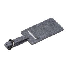 Etichetta per bagagli in feltro Portland, grigio, EG379907