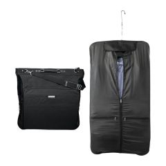 Coprisuit e borsa Santander, nero, EG380103