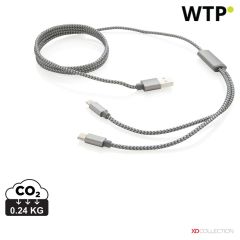 3-in-1 braided cable, grey, XDP302.232