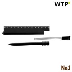 3in1 Multifunctional Ruler Manila, black, EG376703