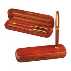 Set da scrittura Palma di rosa Oxford, marrone, EG401501