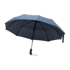 sturmsicherer Automatik-Regenschirm, Marineblau meliert, MA4074744
